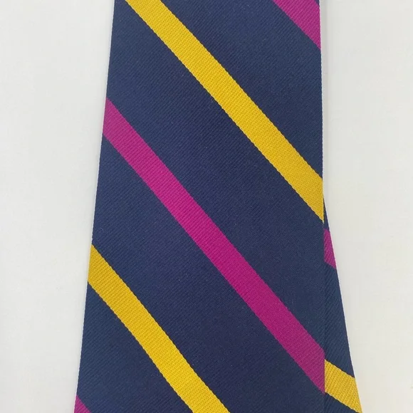 Brooks Brothers Silk Tie with Bold Stripes - Picture 5 of 5